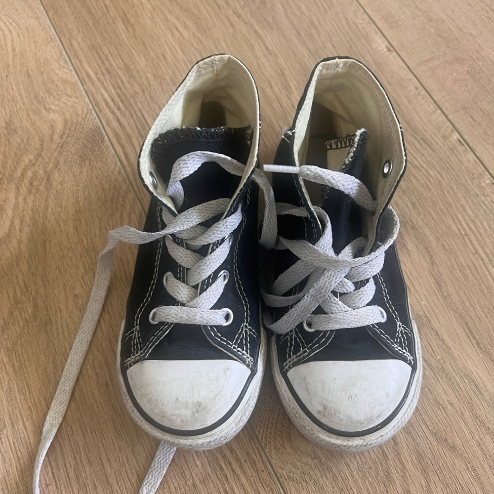 Converse Kids Black High-Top Sneakers